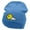 Sky Blue, variant on Sunny Smile Embroidered 12 Inch Long Knitted Beanie - Royal OSFM