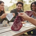 thumbnail image 5 of 100% Cotton Large Bandanas - Multi-Purpose Square Head Scarves for Men & Women, Durable Washable Headbands(21.26"x21.26"), 5 of 10