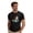 Black, variant on Mens Hawaiian Short Sleeve T-Shirts Graphic Crew Neck Casual Shirt Summer Beach Palm Tree Printed Vintage Tees Blue 2XL