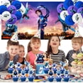 thumbnail image 4 of Blue Beetle Balloons Party Supplies Decor Tableware Birthday Cake Topper Decorations Banner Backdrop, 4 of 7