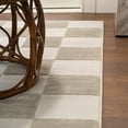 thumbnail image 5 of JONATHAN Y SANDSTONE 2 x 8 Runner Rug, Thea Geometric Checkerboard - Beige/Cream, SND103A-28, 5 of 8