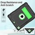 thumbnail image 5 of BMOUO Case for iPad 6th 5th Generation (9.7 inch, 2018/2017), Shockproof Protective iPad 9.7 Case with Built-in Stand/Pencil Holder for iPad 6th/5th Gen, Air 2, Black+Green, 5 of 7
