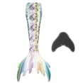 thumbnail image 1 of Mermaid Tails For Swimming For Kids And Adults With Monofinyellow150, 1 of 3