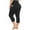 A-Black, variant on Qubber Plus Size Capri Leggings for Women-High Waisted Tummy Control Stretchy X-Large-4X Spandex Workout Running Yoga Pants
