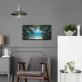 thumbnail image 5 of Luxe Metal Art 'Window to Paradise' by Lizzy Davis, Metal Wall Art, 24"x12", 5 of 7