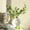 Green_Free Size, variant on Realistic Artificial Lemon Branch Bouquet Green Rattan Leaves With Yellow Fruit, 20.5 In Long, Table Vase Stem Decor, Low Maintenance, Year-Round Kitchen Dining Wedding Floral Accent