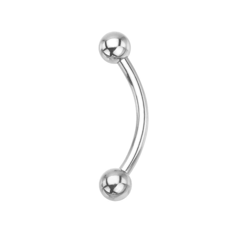 Surgical Steel Daith Rook Earring 6mm 8mm 10mm 12mm Curved Barbell Eyebrow  Rings Piercing Jewelry for Women Men - AliExpress