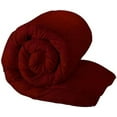 thumbnail image 5 of D.N.G. BEDDINGS 3 Piece Luxury Diamond Pattern Comforter Set, Premium Super Soft, 800 Thread Count, 100% Egyptian Cotton, Super King Size, Solid Burgundy Color, 5 of 8