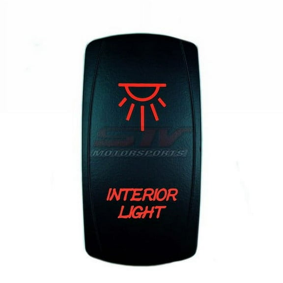 STV Motorsports Red LED Laser Rocker Switch INTERIOR LIGHTS