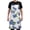 Blueberry and Leaf, variant on Panda Lying on Wall Kitchen Apron with 2 Pockets Adjustable waterproof Cooking Aprons for Women Men Chef