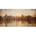 thumbnail image 2 of Amori 18x11 White Modern Wood Framed Museum Art Print Titled - Skyline, 2 of 4