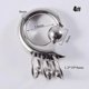 thumbnail image 4 of 1 Piece Skull 316L Surgical Steel Captive Bead Ring/Nipple Ring/Circular Barbell - 16g or 14g Body Jewelry, 4 of 4
