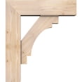 thumbnail image 3 of Ekena Millwork 7 1/2"W x 26"D x 30"H Merced Block Smooth Bracket w/ Offset Brace, Douglas Fir, 3 of 25