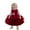 Red, variant on Fesfesfes Kids Girls Ruffled Princess Dress Infant Toddler Girls Bridesmaid Gown Tulle Birthday Party Dress Spring