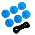 thumbnail image 4 of Kit de aparejo de cubierta Cola de barco 6 D Pad y cable elástico para amortiguadores Azul, 4 of 8