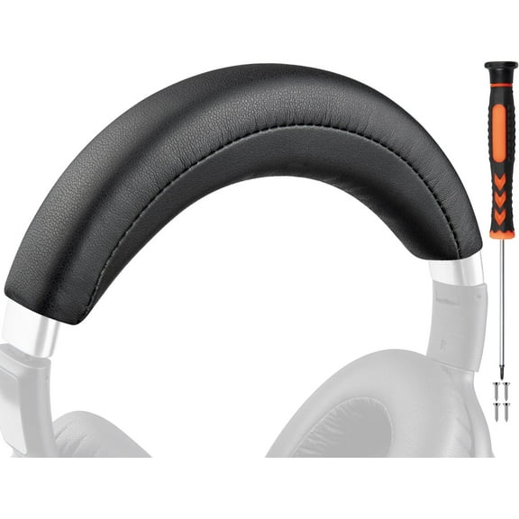 SOULWIT Replacement Headband for Sennheiser PXC550/PXC550II Headphone, Head Strap Pad Kit for EPOS Adapt 660 Headset, Head Band Top Cushion Cover Repair Part - Black