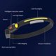 thumbnail image 3 of Linterna COB 4 modos USB recargable inteligente que agita los faros del sensor, 3 of 8