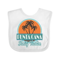 Inktastic Punta Cana Family Vacation Matching Boys or Girls Baby Bib