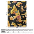 thumbnail image 4 of Orinice Shapes Bones Maximalism Warm Lightweight Blanket Soft Fleece Blankets Throw Blanket for All Seasons - Cow Gifts Blanket 40x50in, 4 of 6