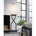 thumbnail image 2 of Signature Design by Ashley Contemporary Brookthrone Table Lamp (Set of 2)  Black, 2 of 5