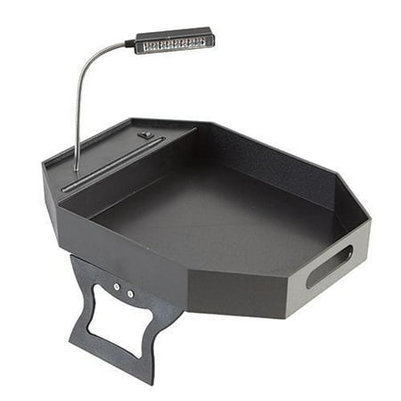 Sofa Tray Table With Light Clip-On to Armchair