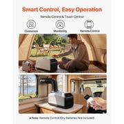 VEVOR Portable Camping Air Conditioner 3050 BTU, Tent AC Unit with Hose, Remote & Touch Control, 61–90°F Adjustable, 150 m³/h High Airflow, Low Noise, Ideal for Tent. RV, Outdoor Cooling, Dark Grey