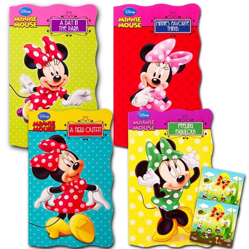 minnie mouse book with figures