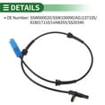thumbnail image 5 of Unique Bargains ABS Wheel Speed Sensor ABS Sensor No.SSW000020/SSW100090/ADJ137105 for Land Rover Freelander L314 2002-2006 1 Pc Rear Left Rear Right, 5 of 7