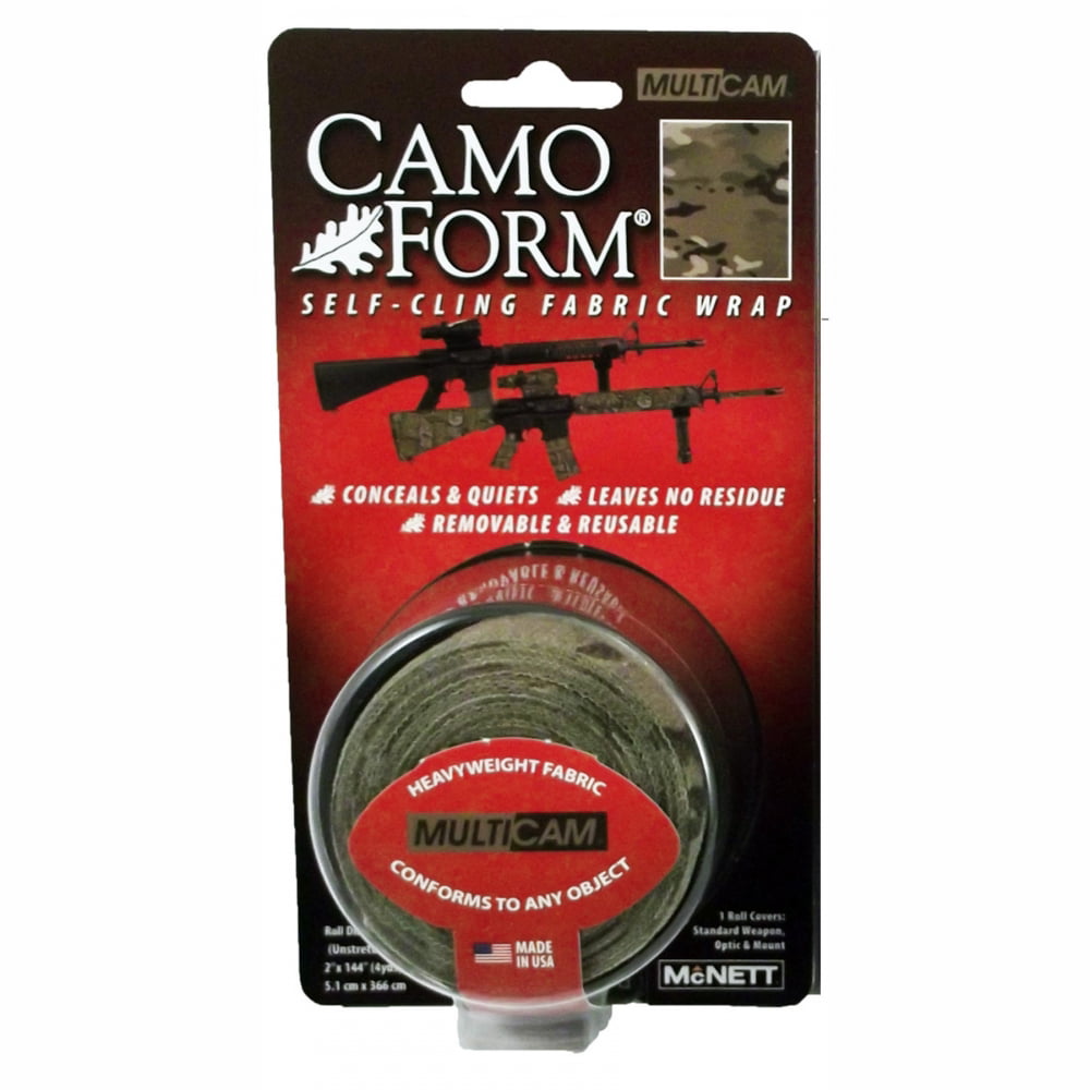 Multicam McNETT Tactical Camo Form Reusable Heavy Duty Fabric Wrap