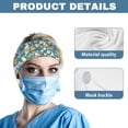 thumbnail image 5 of Jiueut Easter Rabbit Nurse Button Headband Nurse Headbands with Buttons for Mask 2 Piece Wide Headbands for Girls Non Slip Sport Headbands for Men Healthcare Headbands for Women, 5 of 7