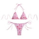 thumbnail image 2 of Traje de baño para mujer, moda, cómodo, estampado, bikini, traje de baño de color liso para mujer, conjuntos de bikinis, trajes de baño para mujer, 2 of 6