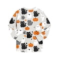 thumbnail image 5 of Gerichy Toddlers Pajamas Sets Halloween Boys Girls Sleepwear Pumpkin Graphic PJS Clothes Set 2T-9T, 5 of 7