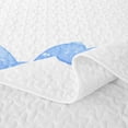 thumbnail image 5 of Erosebridal Blue Watercolor Bow Tie Quilt Full for Girls Women,Cartoon Floral Clover Full Bedspread Sets Teens, 5 of 7