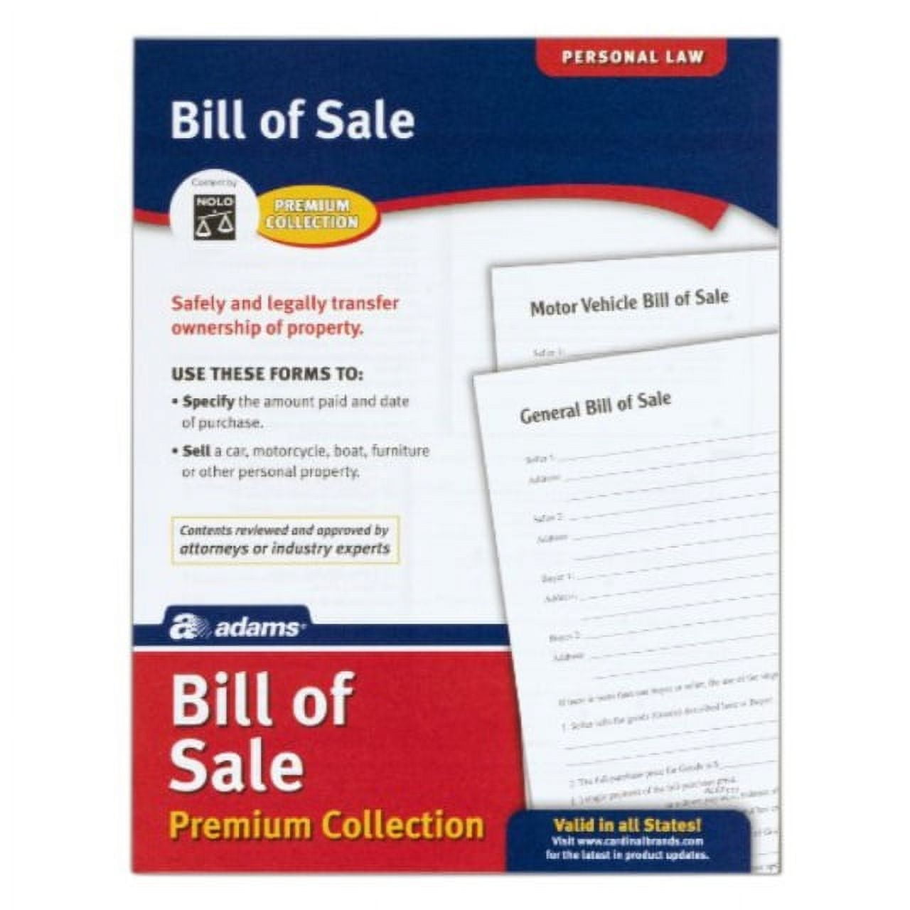 Adams Standard Forms & Applications, White, 8.5 x 11 inches