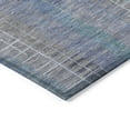 thumbnail image 3 of Addison Rugs Chantille Indoor/Outdoor Transitional Stripes Denim Machine Washable Round Rug, 8' x 8', 3 of 8