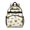 Sunflower White Pattern-2, variant on Sunflower Pink Pattern Cute School Backpack Bag for School with Padded Back and Adjustable Shoulder Straps 15.25"x11.5"x5.25"