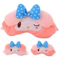 thumbnail image 2 of Bangcool Sleep Mask Fashion Cute Cartoon Elastic Band Soft Plush Eye Mask Sleep Eye Shade, 2 of 8