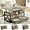 Grey, variant on 40" Lift Top Coffee Table,4 in 1 Multi-Function Lift Coffee Tables with Storage Drawers and Hidden Compartmen,Farmhouse Coffee Table with Lifting top for Living Room, Walnut