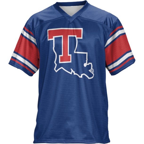 ProSphere Men's Louisiana Tech University End Zone Football Fan Jersey