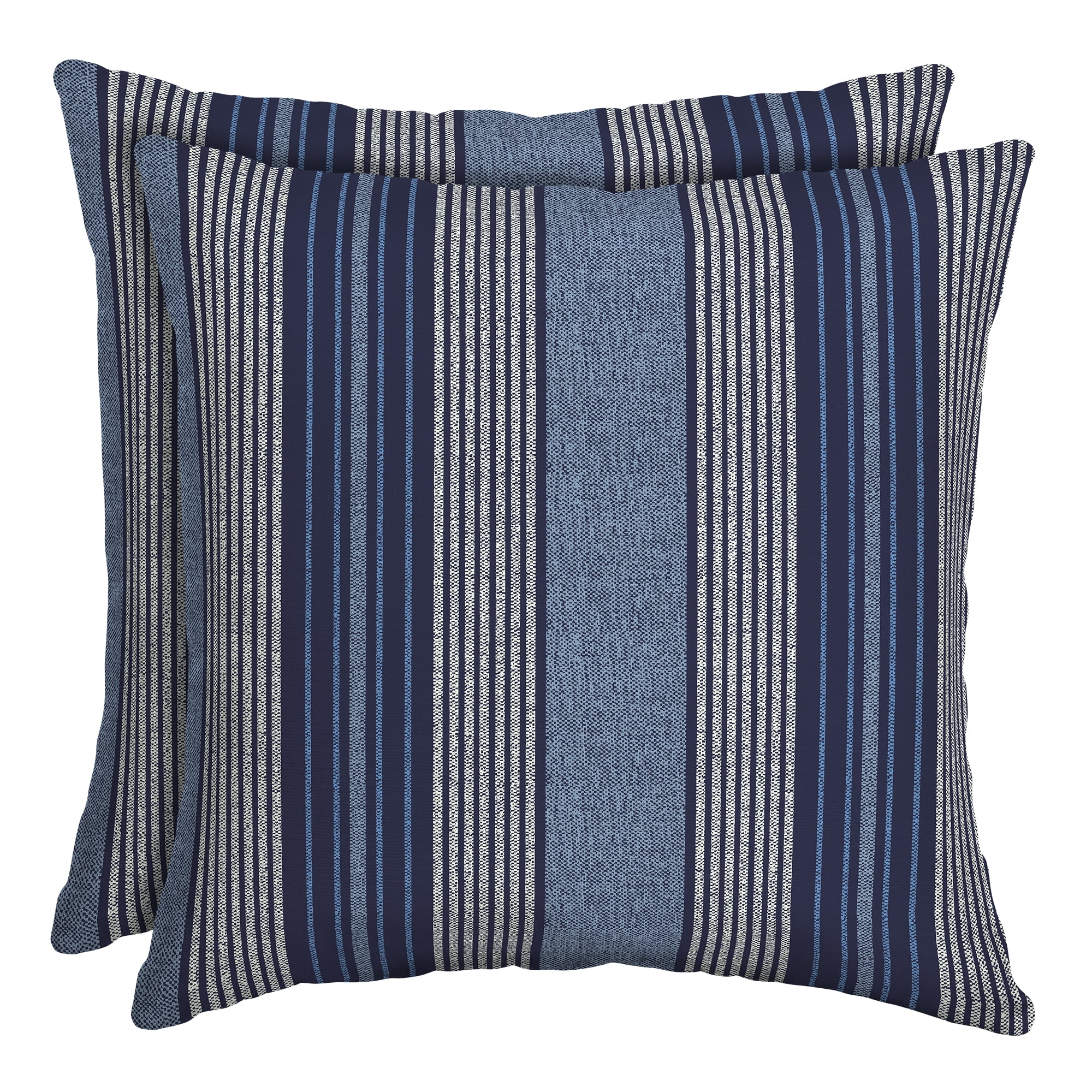 Better Homes & Gardens Blue Stripe Outdoor 16 x 16 in. Outdoor Toss
