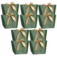 thumbnail image 1 of Bolsa de regalo de 10 piezas Bolsas de mercancía con asas Caja de regalo Bolsas de embalaje Durable Verde S Yuyangstore Bolsas de papel, 1 of 8