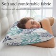 thumbnail image 5 of Teal Blue Grey Coral Coastal Pillow Covers 16"x24", Summer Beach Seaside Nautical Soft Brushed Microfiber Breathable Throw Pillow Covers, Pillowcase with Zipper for Couch Sofa Bedroom Living Room, 5 of 9