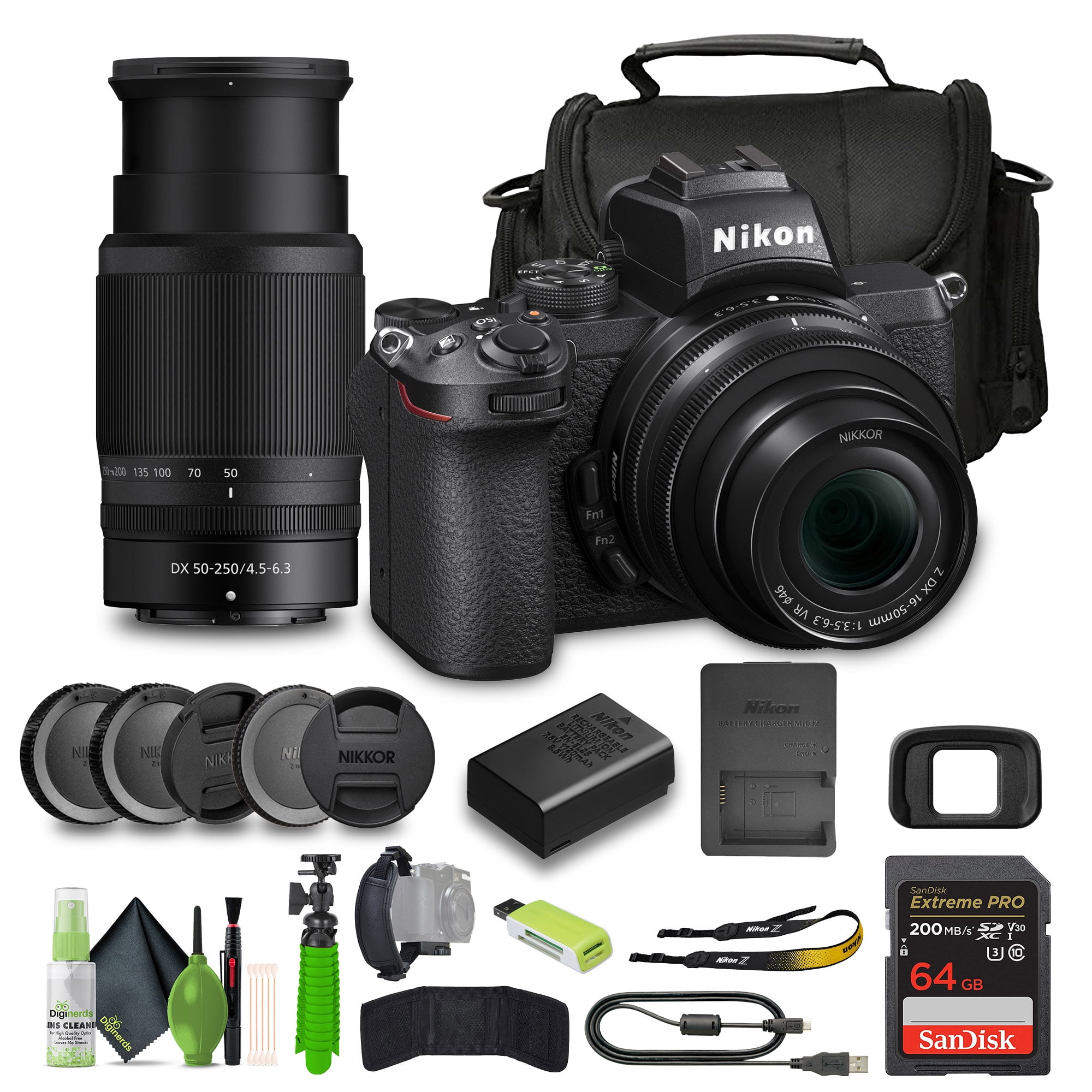 Nikon Z50 Mirrorless Camera with 16-50mm and 50-250mm Lens Bundle - Picture 9 of 9
