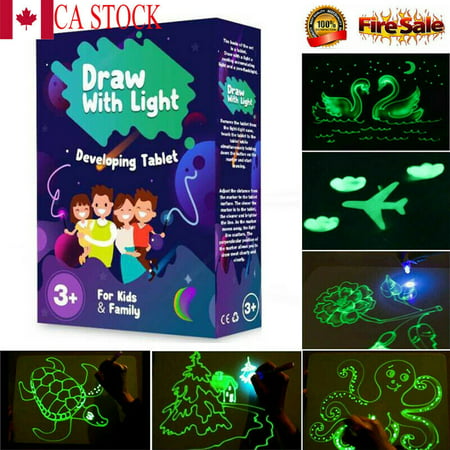 Draw With Light Fun Developing Toy Drawing Board Educational Magic | Walmart Canada