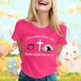 thumbnail image 2 of LUOGENLI T-shirts pour Femme pour Femmes T-Shirt Décontracté à Imprimé de Lettres Col Rond Manches Courtes T-Shirt Plusieurs Couleurs T-shirts pour Femmes T-shirts Graphiques Fête de la Saint-Patrick S, 2 of 5