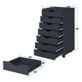 thumbnail image 3 of Naomi Home Adult 7-Drawer Storage Cabinet for Bedroom or Closet, Black, 3 of 9