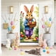 thumbnail image 1 of Decoraciones de Pascua, adornos de Pascua, regalos de Pascua, cortina de puerta de Pascua, decoraciones para fiestas, cubierta de puerta de fibra de poliéster, 1 of 6