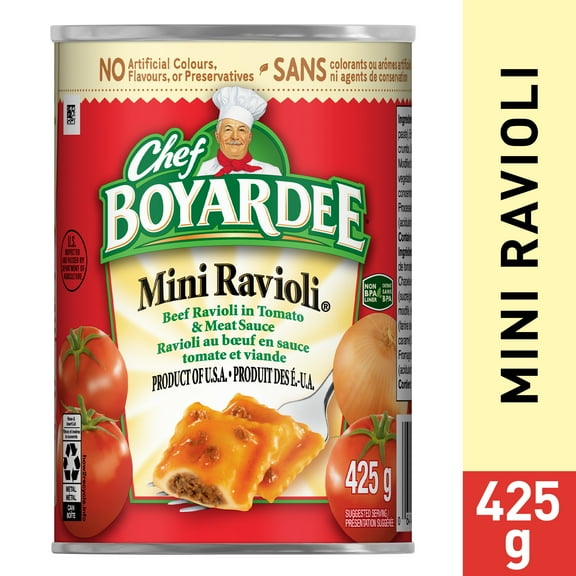 Chef Boyardee® Mini Ravioli Beef Ravioli in Tomato And Meat Sauce