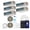 White & Size 5 Zone - 55000 BTU 11+11+11+11+11, variant on DELLA 55K BTU 5 Zone (5x9,500 BTU) Concealed Ducted Mini Split AC, 18.5 SEER2, Energy Star, 230V Inverter Heat Pump System, Pre-Charged, Work with Alexa and WiFi, 25ft Kit & Thermostat