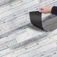 thumbnail image 3 of Ruiboury 2PCSSelf-adhesive Wood Grain Baseboard Wall Transmission Floor Stickers Corner PVC Waterproof Waist Line Tile Transmission Floor Decals, 3 of 9